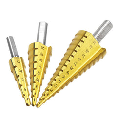 6PCS Pagoda Drill Saw Drill Bit Multi-function Step Drill High-speed Steel Metal Drilling PVC Plate Hole Opener Drill Bit