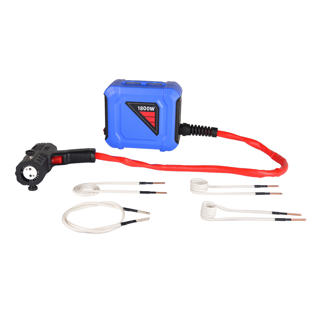 Greenzach MagHeat™ 1800W Handheld Magnetic Induction Heater Kit | Portable Metal Heating System with 4 Coils & Case | 8s Fast Heat