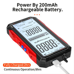Full Screen Rechargeable 6000 Counts Auto Range Digital Professional Multimeter