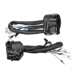 12V Motorcycle 7/8" Handlebar Horn Turn Signal Headlight Electrical Start Switch Double Throttle