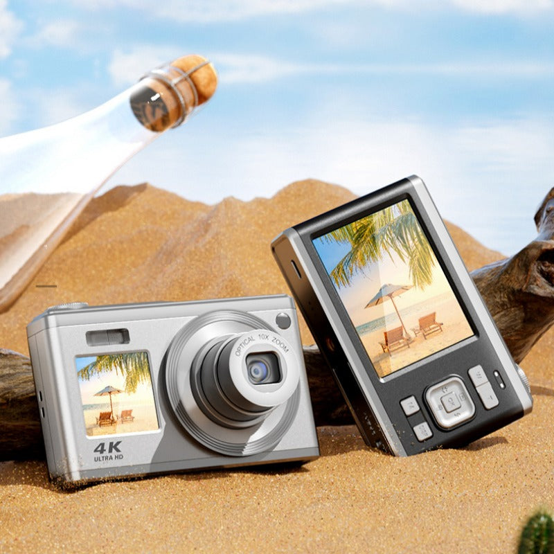 4K Optical Zoom CCD Digital Camera 64 Million Pixels Dual IPS High-definition Screens Photography Camera