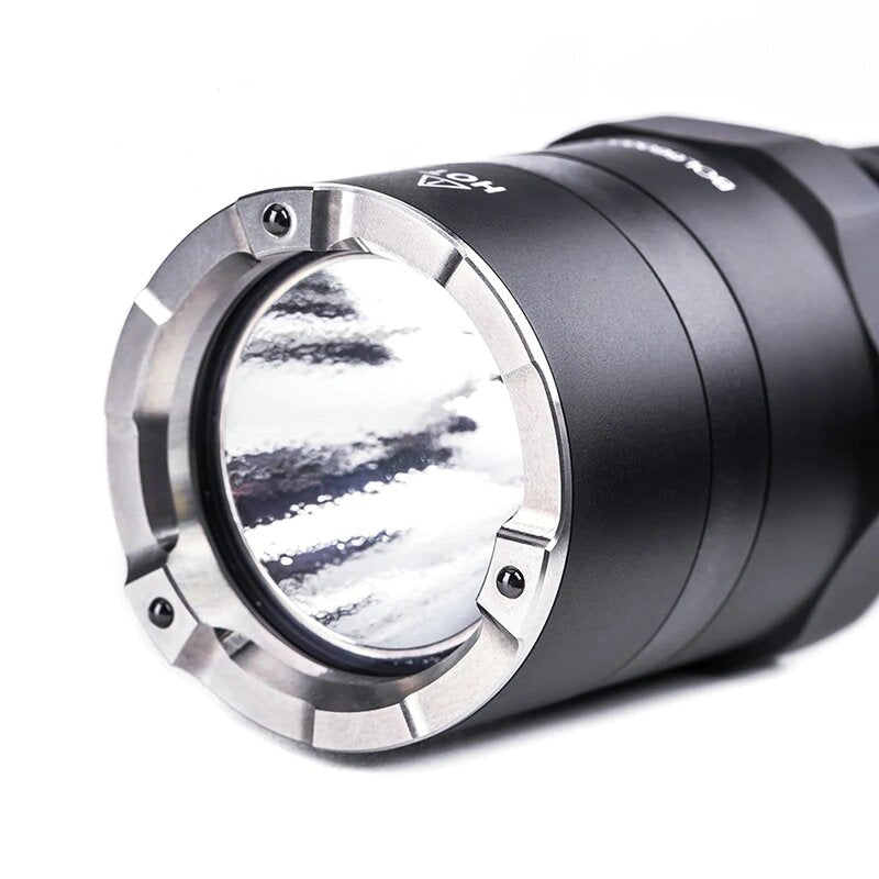 Multi-light Source One-step Strobe Tactical Flashlight 1300lm 280m High Output 18650 Type-C USB Rechargeable LED Torch