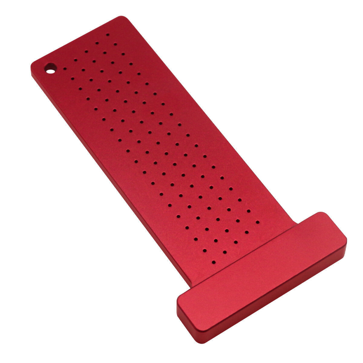 T-100MM CNC Machined Aluminum Woodworking Scriber Ruler - Metric/Imperial, Compact, Versatile Design, 0-100mm/0-4in