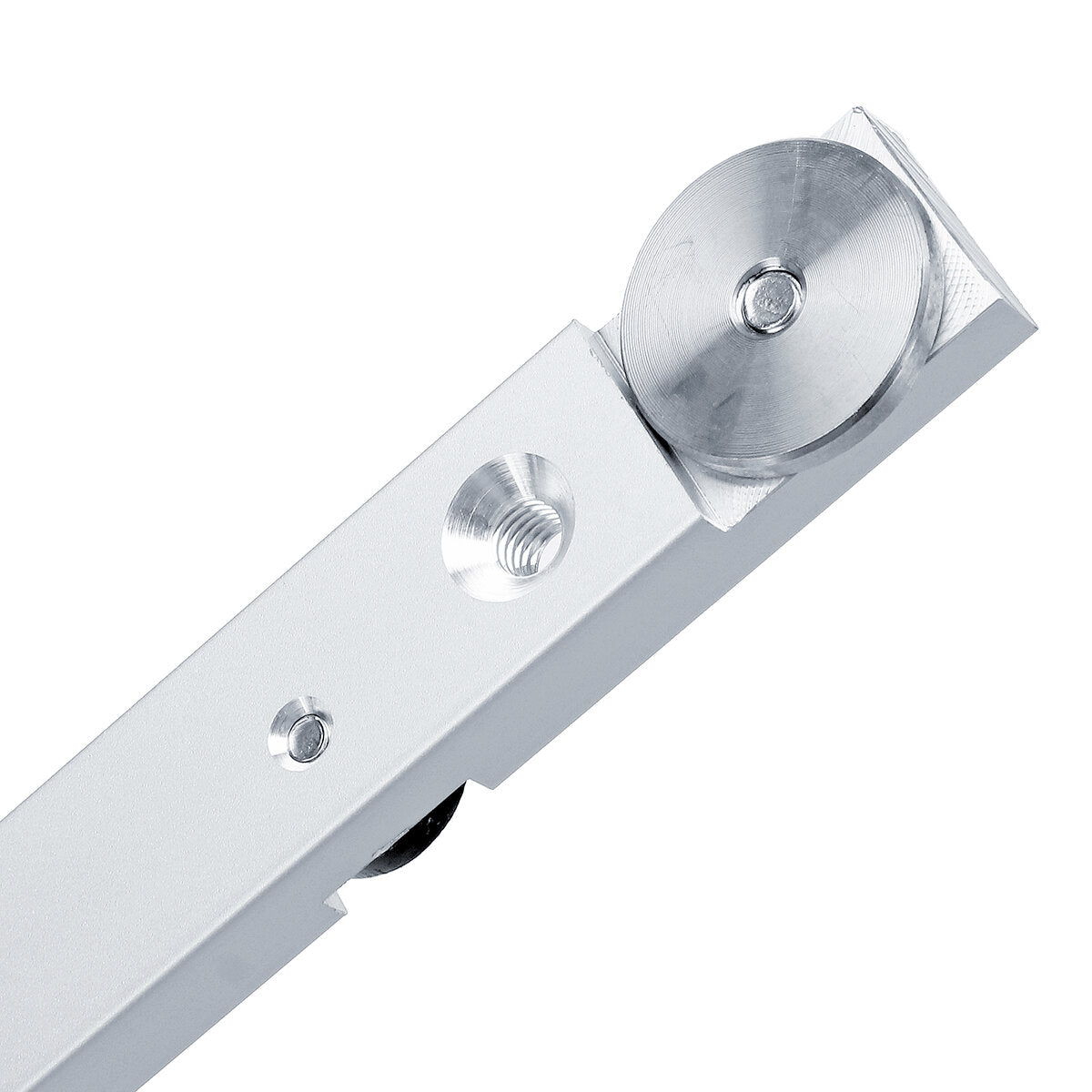 Aluminium Alloy Miter Bar for Table Saw - 300/450/850/880mm, Silver, Durable with Threaded Mounting Holes