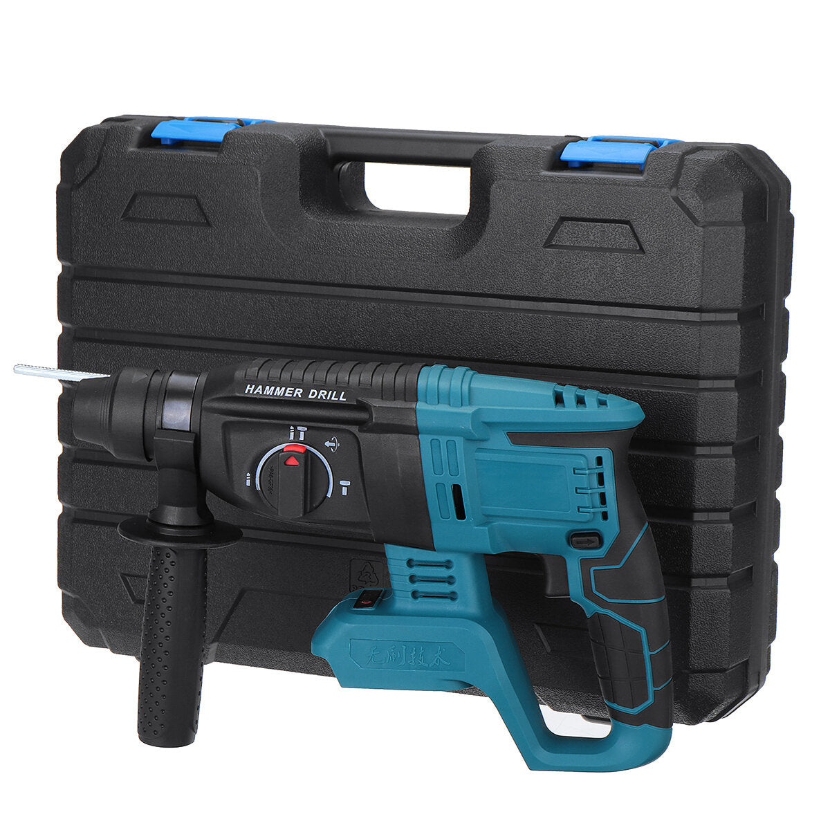 Electric Cordless Demolition Jack Hammer Impact Drill Concrete Breakers Punch Kit