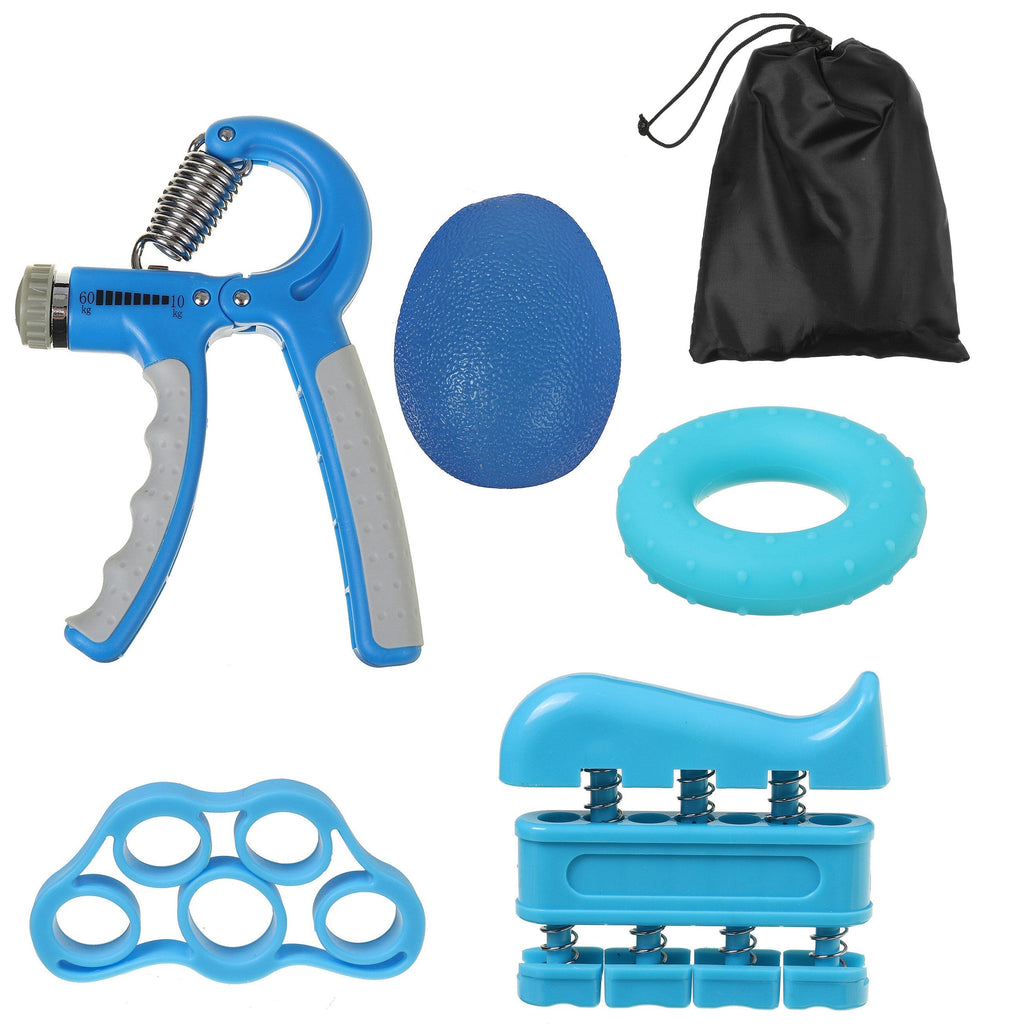 Hand Gripper Kit 11-132 Lbs Adjustable Resistance Grip Exerciser Finger Strength Trainer Home Fiteness Exercise Tools