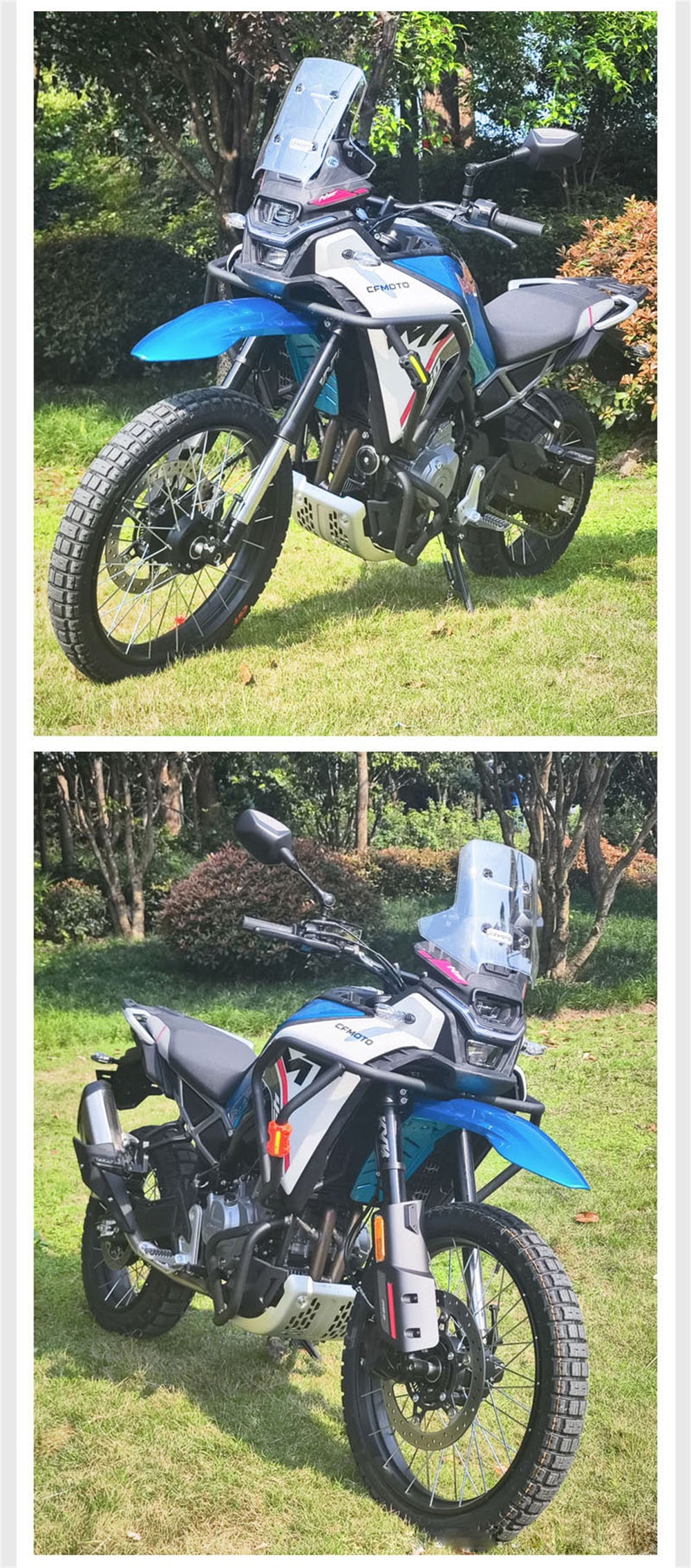 Motorcycle Anti-Fall Protection Engine Protective Kit Cover Crash Bar Frame Bumper For CFMOTO 450MT Anti-Crash Bar