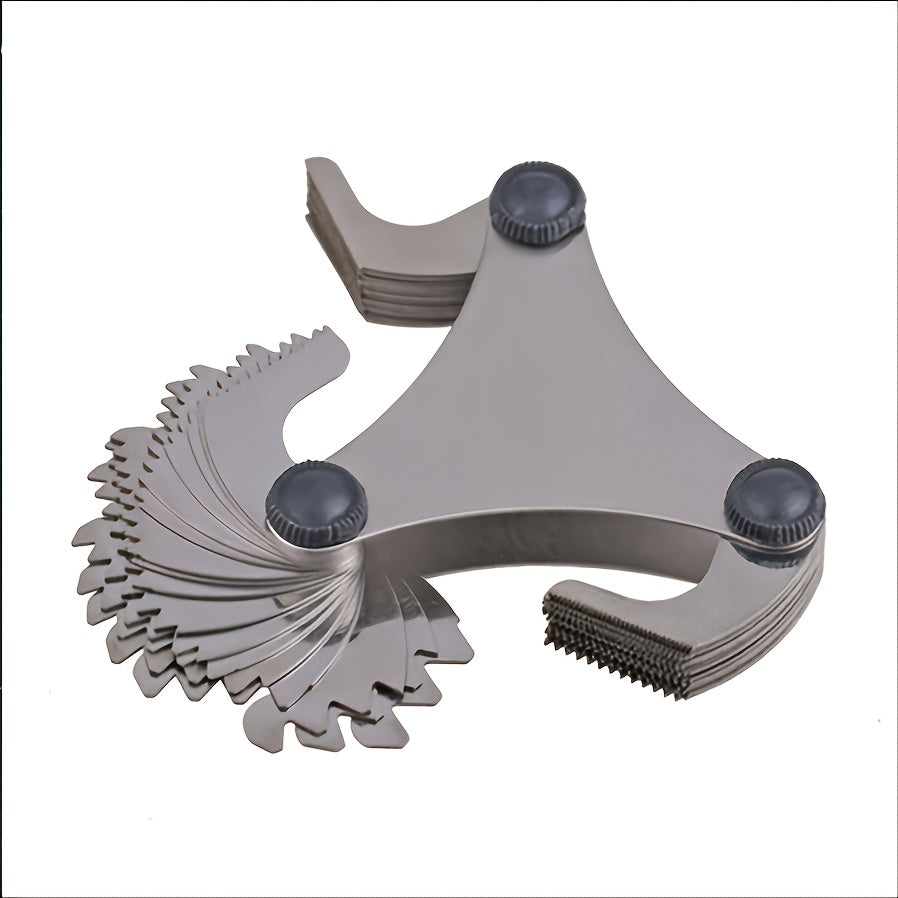 US+Metric+Inch Rib Pattern Thread Gauge Suitable for Industrial measurement