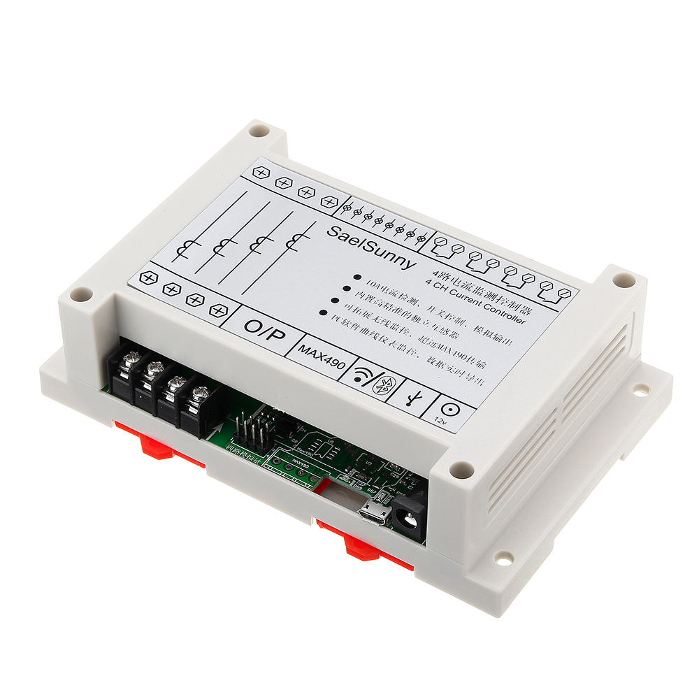 4 Channel 4CH Current Controller Switch Control Monitoring Relay Module
