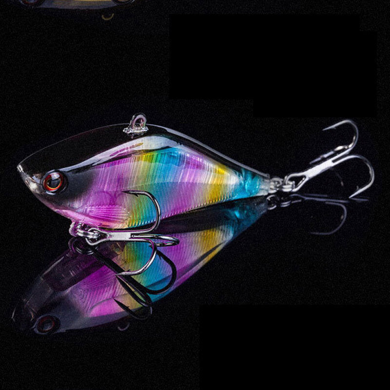 1pc 6.3cm 14g Jerkbait Hard VIB Lures Crankbait Fishing Lure Wobblers With Treble Hook