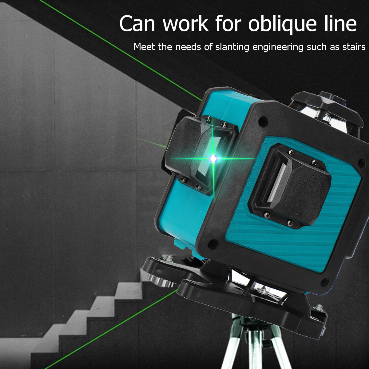 16 Line Laser Level Green Light 360 Self Leveling Cross Horizontal Vertical