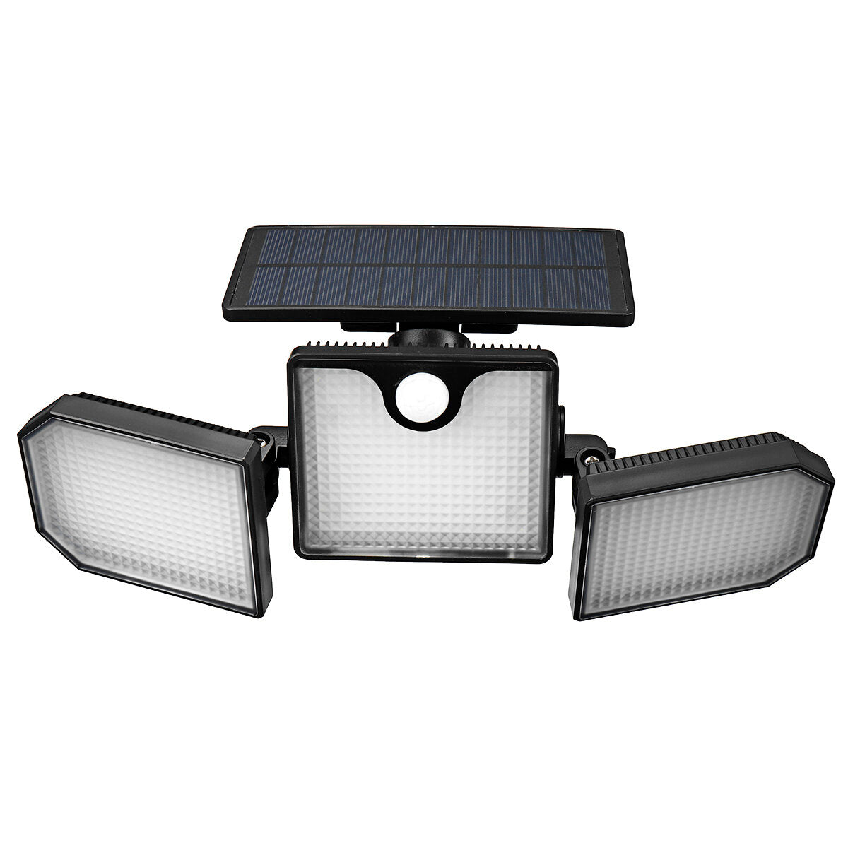 1/2 Pcs 20W 230 LED Solar Power Street Light Double Head Spotlight Motion Sensor Wall Lamp Yard Path Outdoor Lighting
