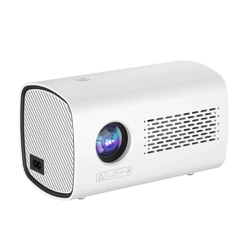 Mini LED Projector 150 ANSI Lumens 720P WiFi Home Theater with Auto Keystone, Bass Speaker & Remote Control