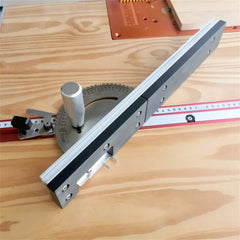Miter Gauge Fence for Woodworking - Durable Aluminum, 17.7" Length, Precision Cuts, Ideal for Engraving Machines