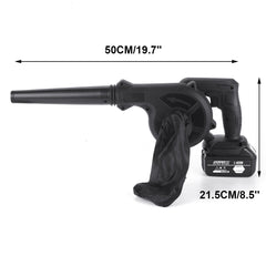2 in 1 Cordless Electric Air Blower Garden Leaf Dust Car Cleaner Tool W/ None/1/2pcs Battery Also for Makita 18V Battery