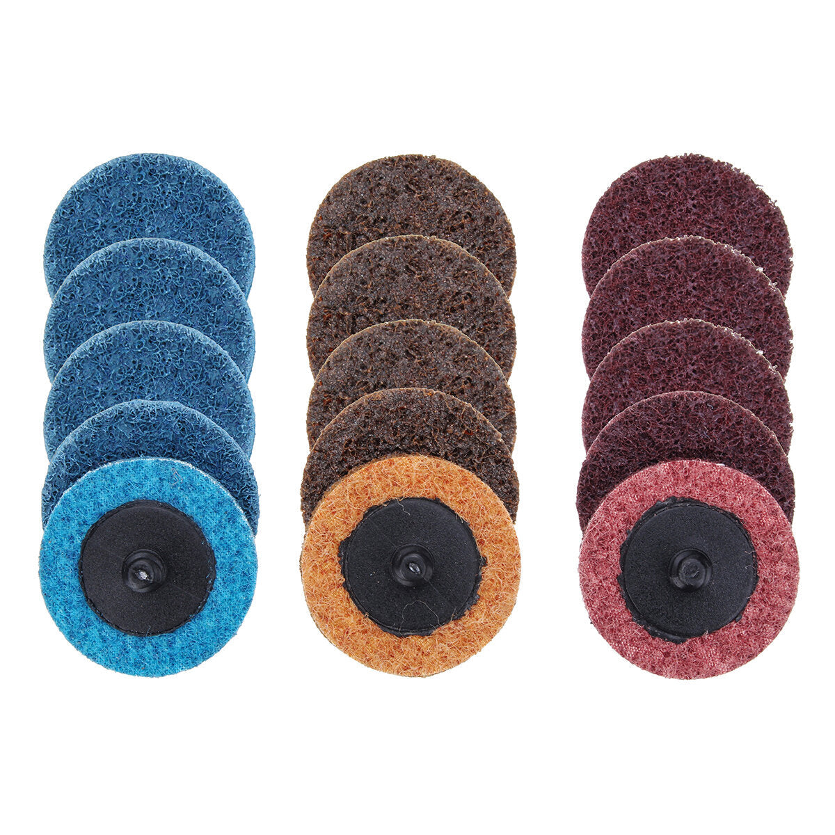 70pcs Sanding Discs Set 2" Type R Roll Lock Discs Pads Sanding Abrasives US
