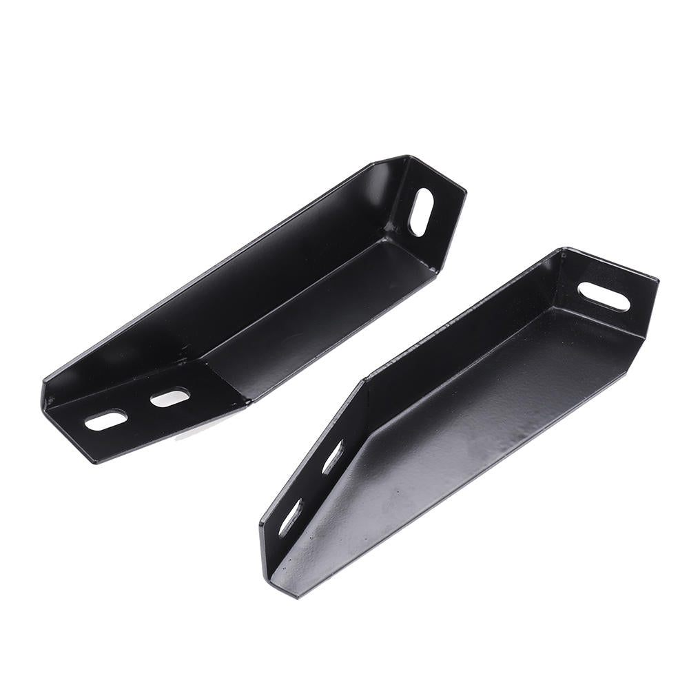 Industrial Aluminum Extrusions Right Angle Inclined Bracket Connector Reinforced Black