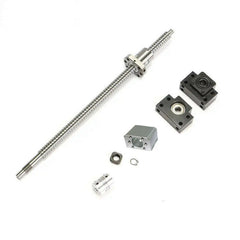 300-650mm Ball Screw with BK BF10 End Supports 6.35x8mm Coupler for CNC