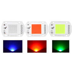 AC220V 50W COB LED Chip Red Green Blue Light Source for DIY Spotlight Floodlight Lamp