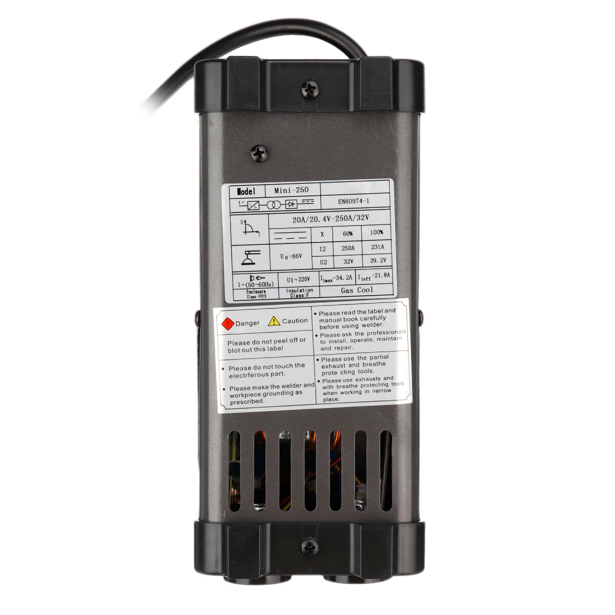 4000W 220V 20-250A Mini Welder Arc Welding Machine Electric Stick DC Inverter for Pig Iron Stainless Steel