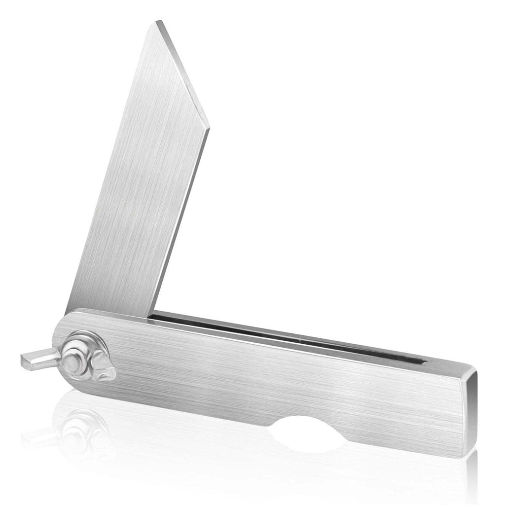 Compact 4-Inch Sliding T-Bevel Gauge Protractor for Boat Building, Tight Spaces, Durable Carbon Steel, Portable Design