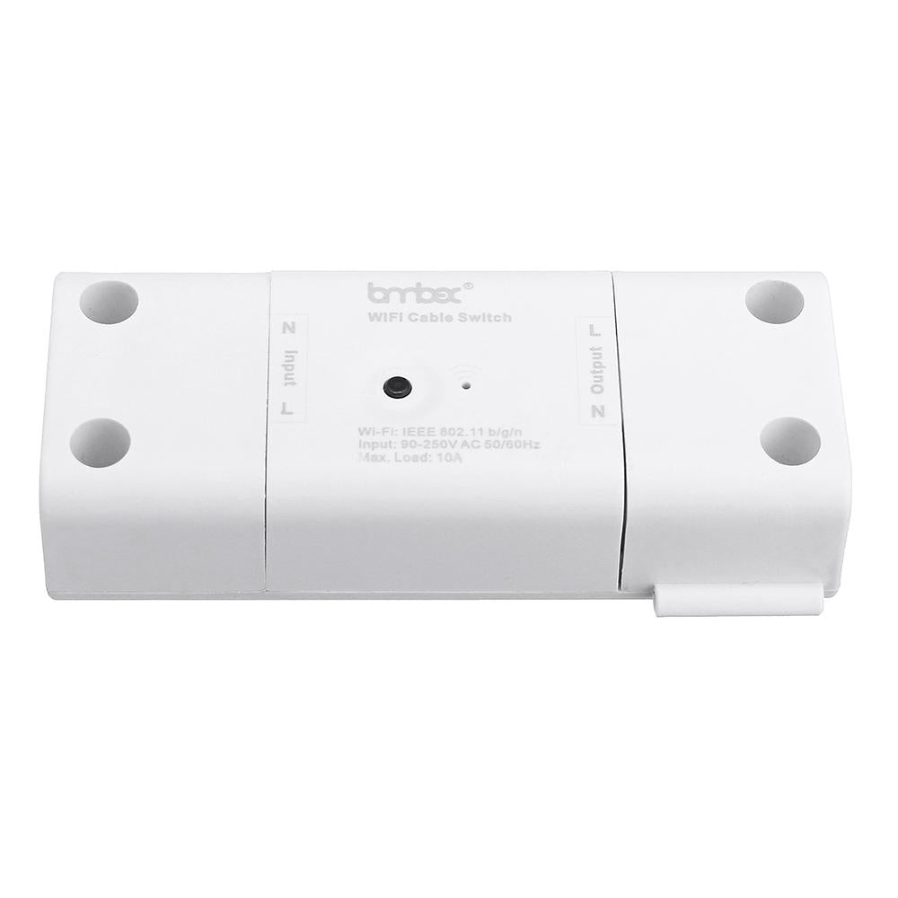AC110-240V 10A WiFi Voice Control Timing Smart Light Switch Work with Alexa Google Assistant