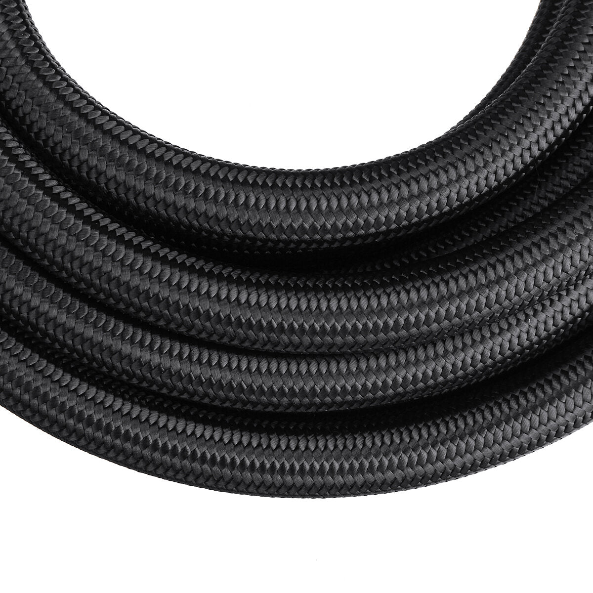 20FT AN4 AN6 AN8 AN10 Fuel Hose Oil Gas Line Pipe PTFE Nylon Stainless Steel Hose