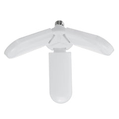 E27 2/3/4/5 Leaves Deformable LED Garage Light Bulb Adjustable Work Shop Ceiling Lamp AC220V