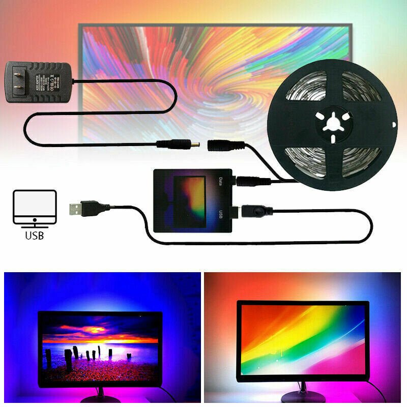 1/2/3/5M WS2812B Strip Light 5050 RGB 1m 5m 30/60 LED IC Individual Addressable