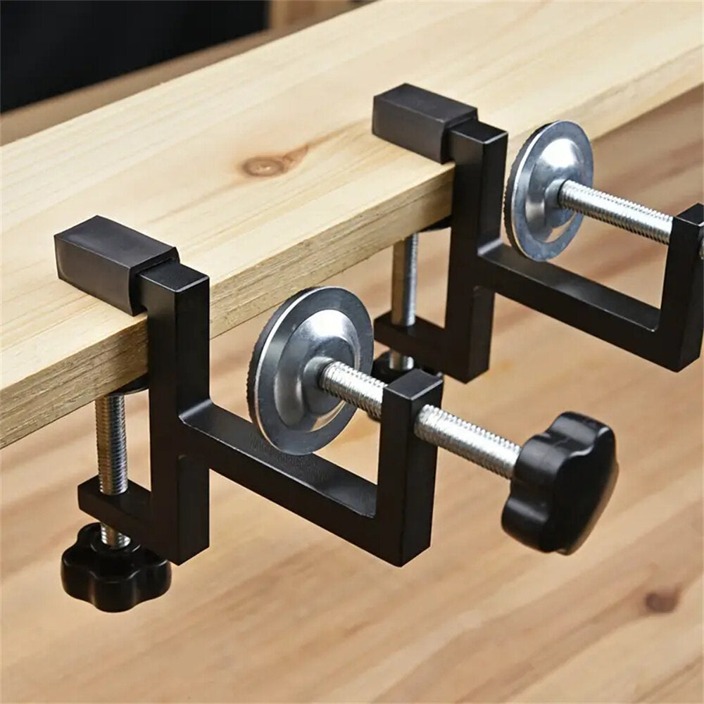 Y-Style Woodworking Double Clamps - High-Quality Aluminum & Steel, 54mm, Versatile for Wood & Plastic, Easy Adjustment, Compact Size