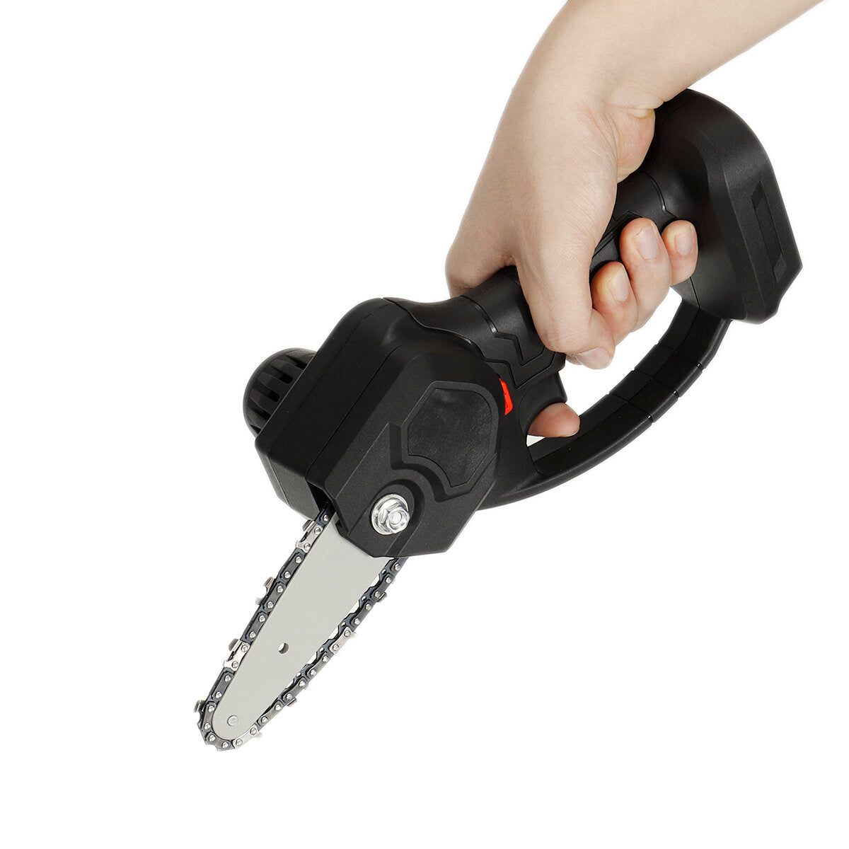 550W 4" Mini Cordless One-Hand Saw Woodworking Electric Chain Saw Wood Cutter