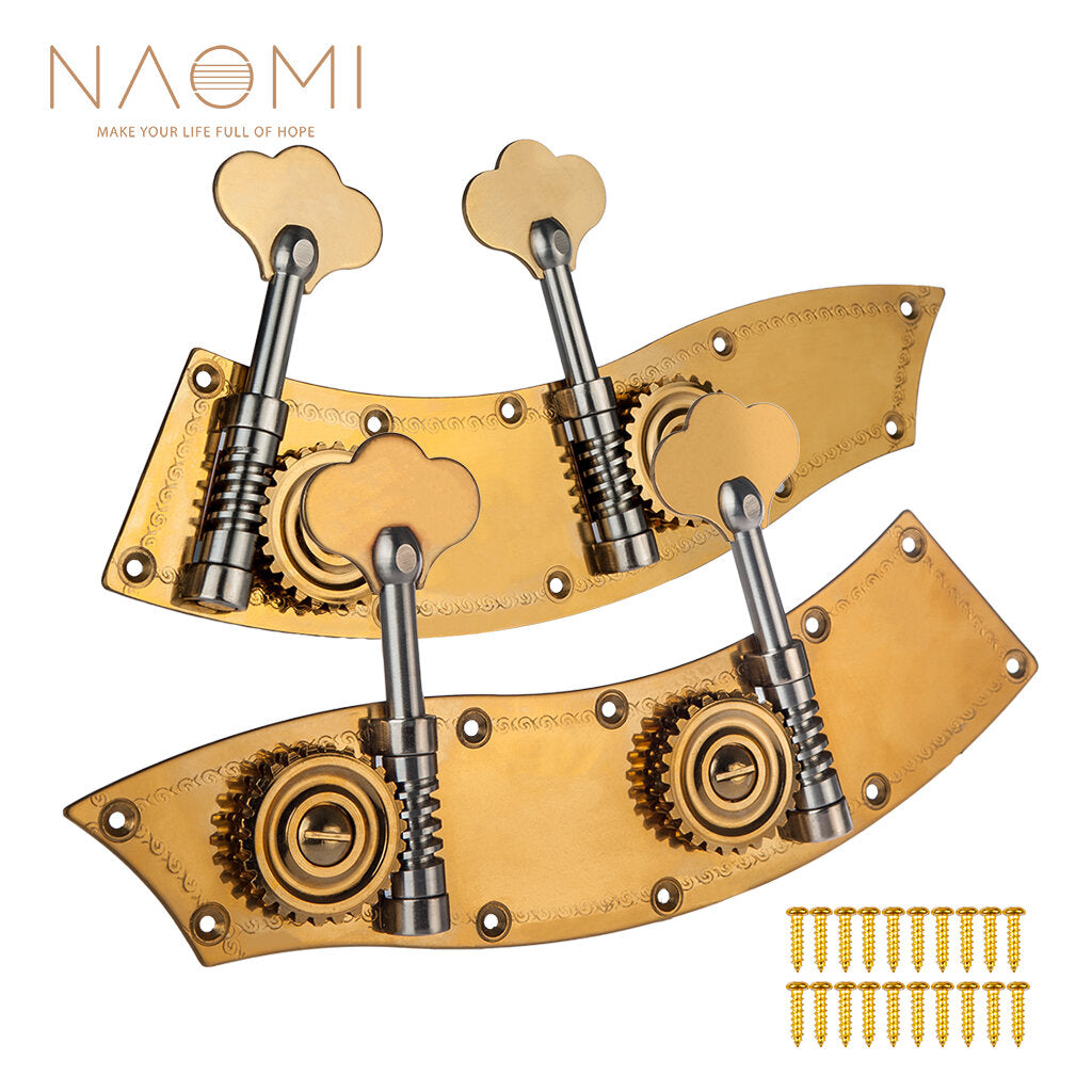 3/4 4/4 Upright Bass Dual Tuner Machine Bass Pegs 4/4 3/4 Double Bass Tuning Pegs Head Winder Pegs SET