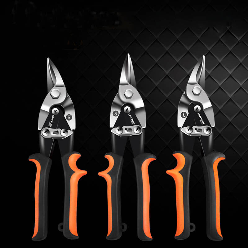 Garden Metal Sheet Cutting Scissors PVC Pipe Cutter Professional Industrial Iron Shears Tin Snips
