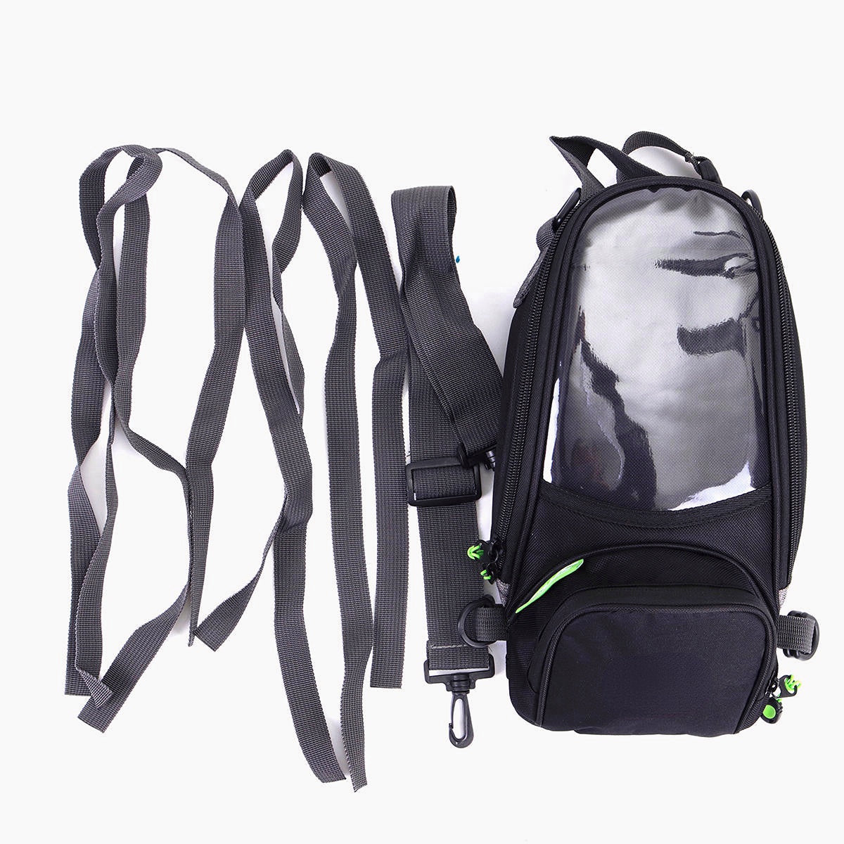 Motorcycle Oil Fuel Tank Bag Saddlebags Magnetic Waterproof For Phone GPS
