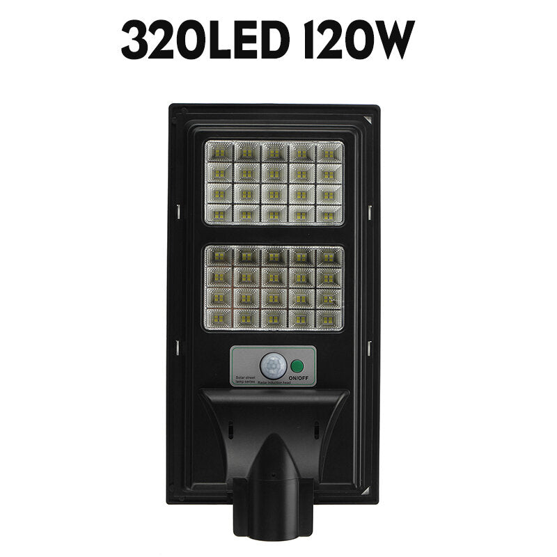 80/160/240/320LED 30/60/90/120W Solar Street Light PIR Motion Sensor Outdoor Garden