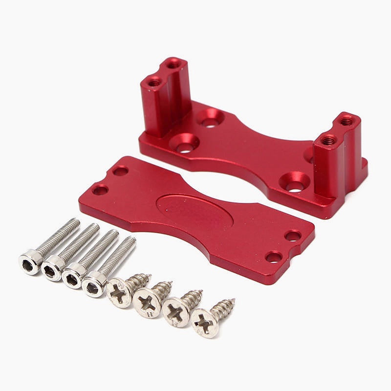 Black/Red CNC Aluminium Alloy Steering Gear Bracket
