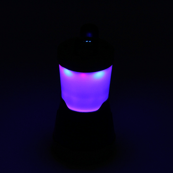 10W Rechargeable Rotating LED Camping Lantern 6000mAh Emergency Hiking Light with 4 Modes