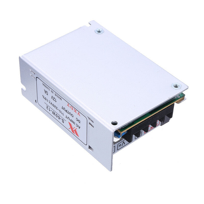 1pcs Geekcreit AC 100-240V to DC 12V 5A 60W Switching Power Supply Module Driver Adapter LED Strip Light