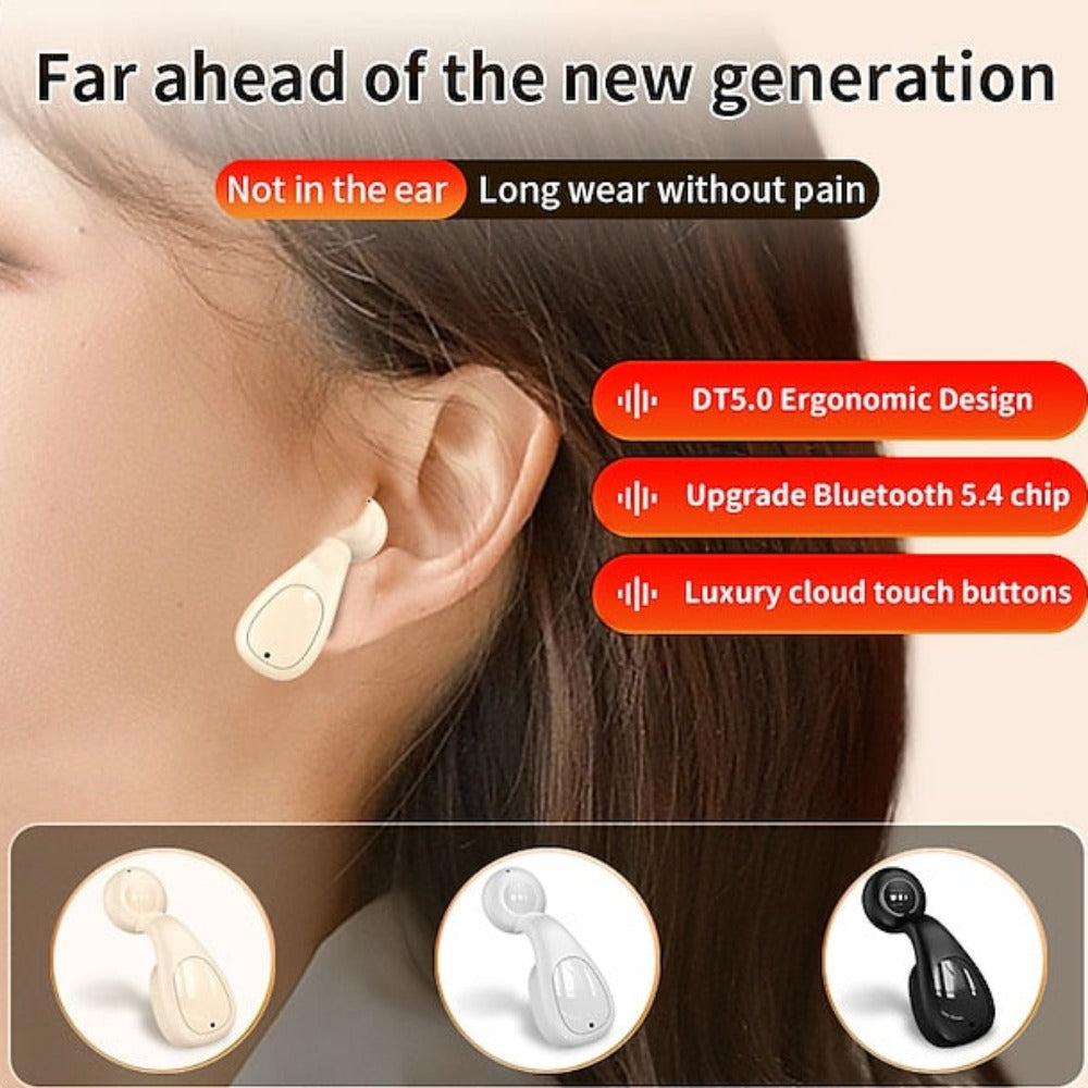 True Wireless Headphones TWS Earbuds In Ear Bluetooth 5.3 HIFI Deep Bass Built-in Mic