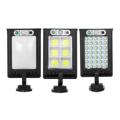 Solar Wall Light PIR Motion Sensor Waterproof Garden Security Street Lamp