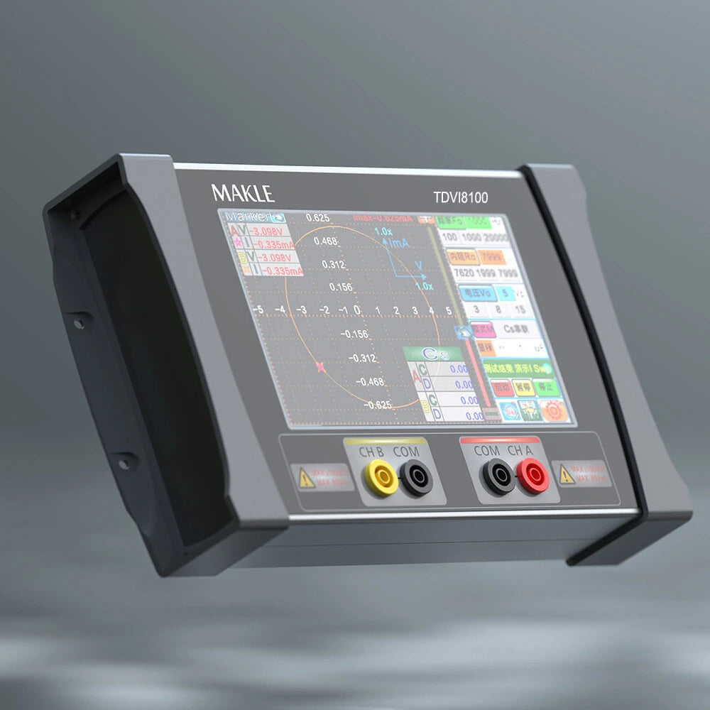 Intelligent Dual-Channel VI Curve Tester LCR Meter Quick Fault Diagnosis 5-21000Hz with Power Adapter