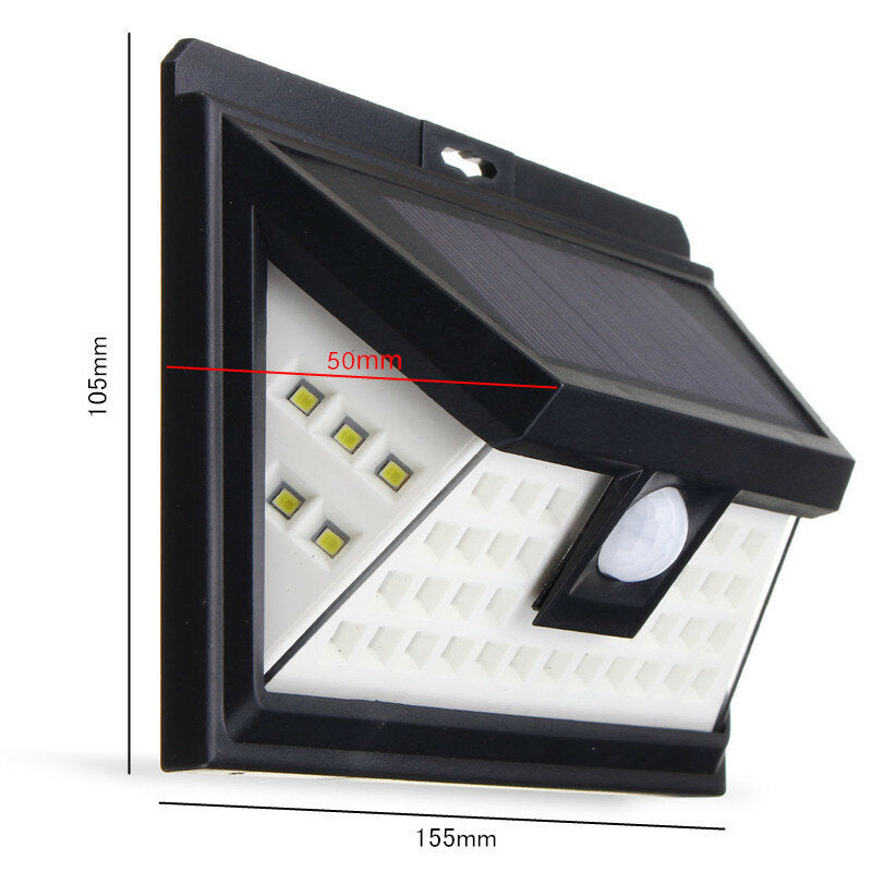 44LED Solar Power Light Motion Sensor Outdoor Security Lamp Garden 3 Modes  Waterproof IP65