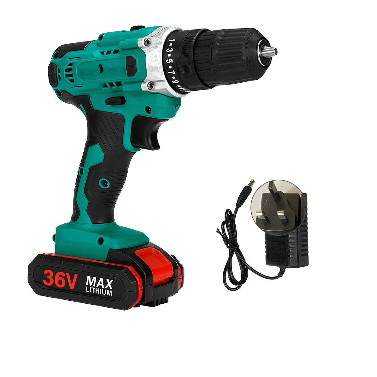 3 in 1 Multifunctional Cordless Drill Driver Wrench 3/8-Inch Chuck Cordless Impact Drill Driver
