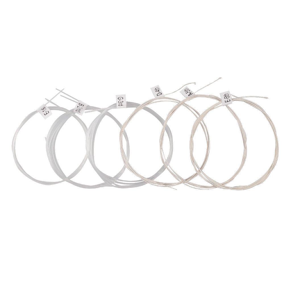 6pcs/set Nylon Classical Guitar Strings (.0285-.044) Hard Tension