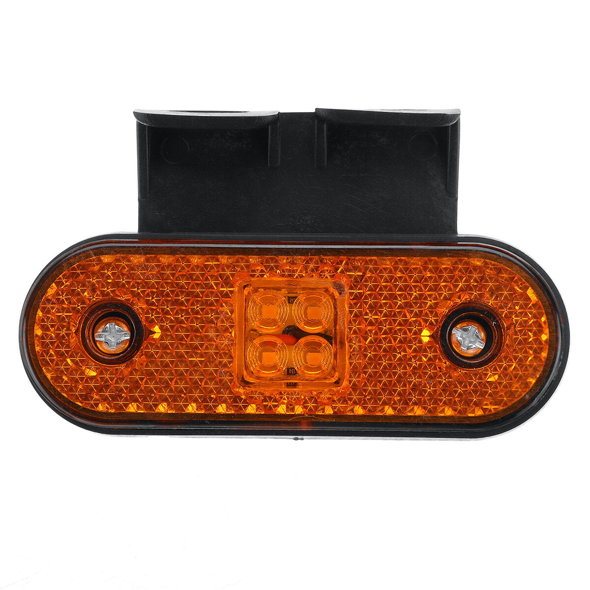 24V 4 LED Truck Side Marker Lights Turn Signals Lamps For Boat Tractor RV