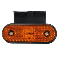 24V 4 LED Truck Side Marker Lights Turn Signals Lamps For Boat Tractor RV