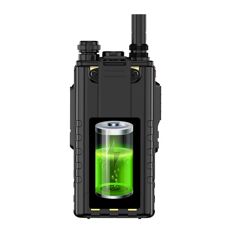 250 Channels 8W Walkie Talkie VHF UHF Portable Radio 2600mAh Battery Two Way Radio Big Screen FM Ham 136-174 400-480Mhz Instant Messaging