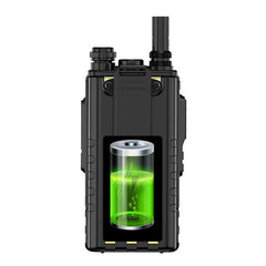 250 Channels 8W Walkie Talkie VHF UHF Portable Radio 2600mAh Battery Two Way Radio Big Screen FM Ham 136-174 400-480Mhz Instant Messaging