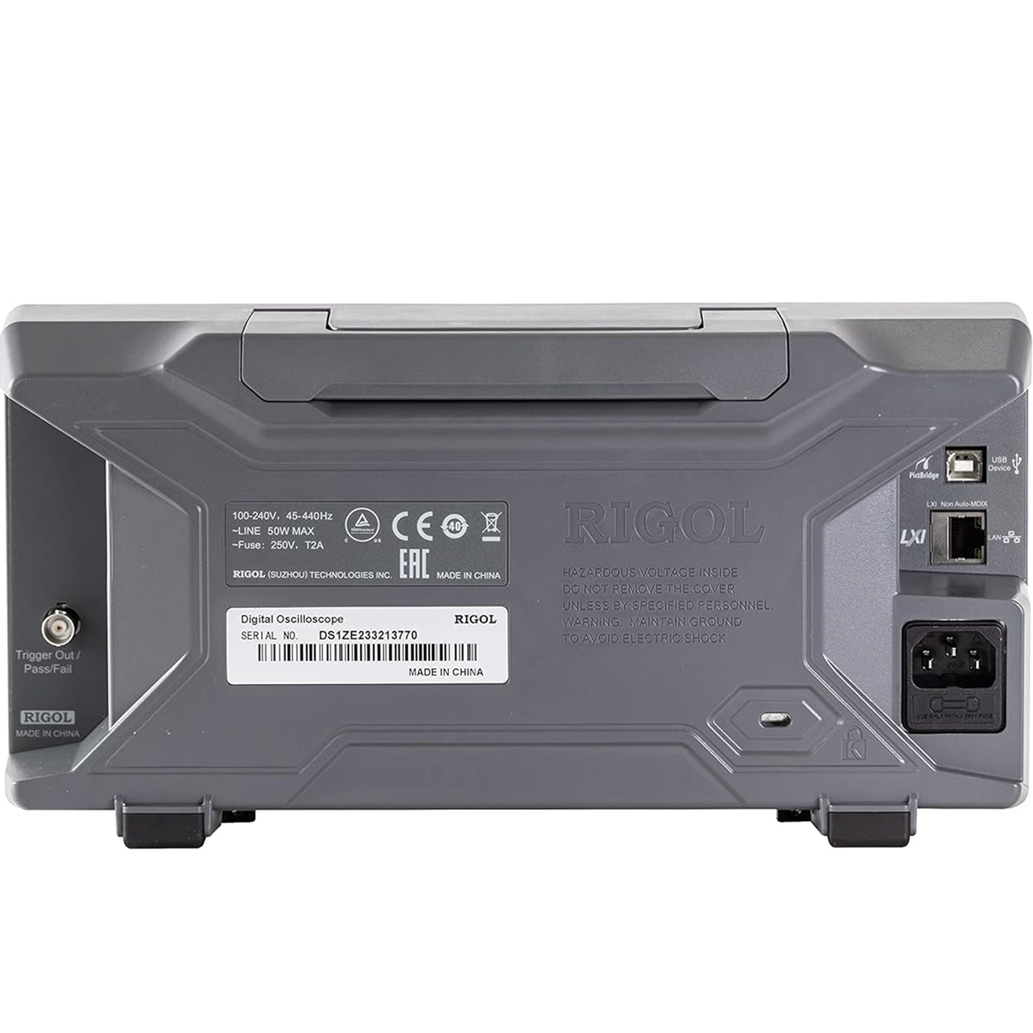 Digital Oscilloscope 2 Channels 1GSa/s Sampling Rate 200Mhz Bandwidth 7Inch 24Mpts Memory Depth Oscilloscope