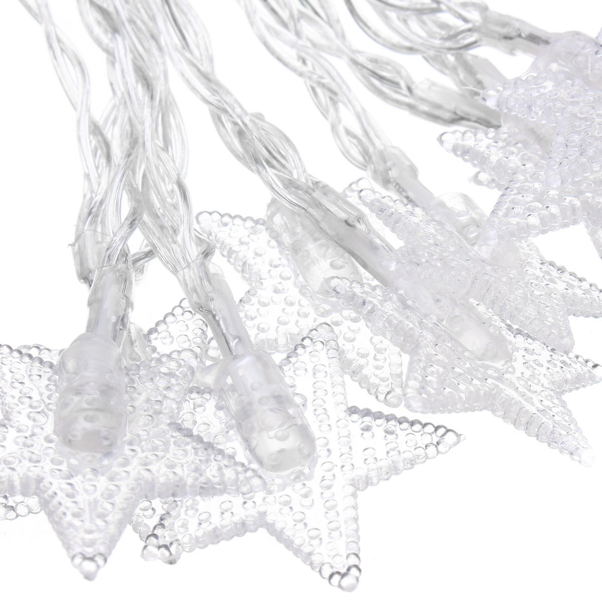 Battery Powered 5M 40LEDs Star Fairy String Light for Christmas Party Ddcor DC4.5V